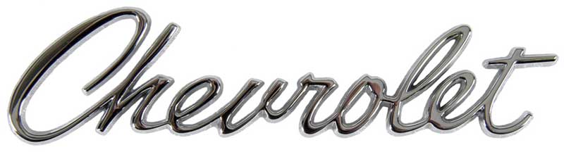 Emblem, 1967 Camaro Chevrolet Rear