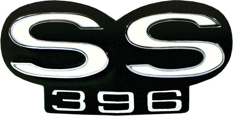 Emblem, 1969 Camaro SS396 Rear