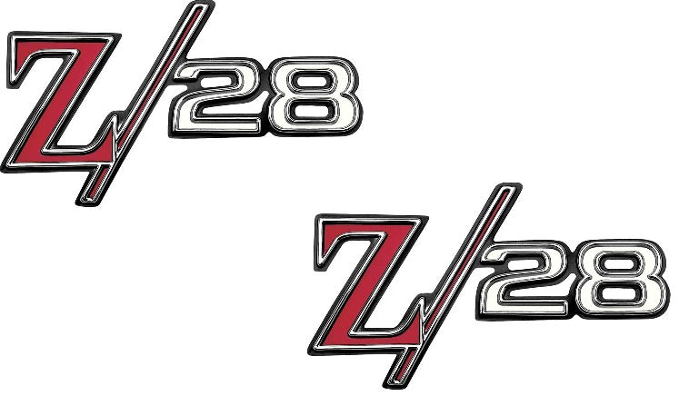 Emblem, 1969 Camaro Z28 Fender Quality - Pair