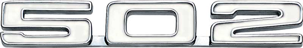 Emblem, 1968 Camaro 502 Fender - PR