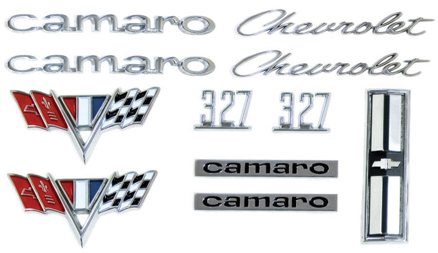 Emblem Kit, 1967 Camaro 327