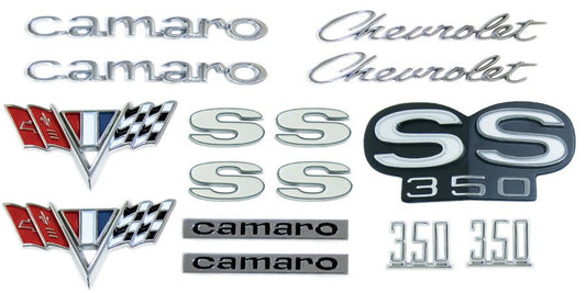 Emblem Kit, 1967 Camaro SS 350