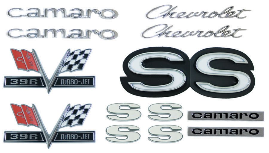 Emblem Kit, 1967 Camaro SS 396