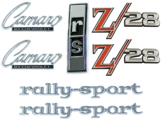 Emblem Kit, 1968 Camaro RS Z28