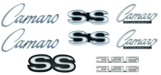 Emblem Kit, 1968 Camaro SS Or Ss/Rs 396