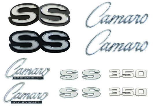 Emblem Kit, 1969 Camaro SS Or Ss/Rs 350