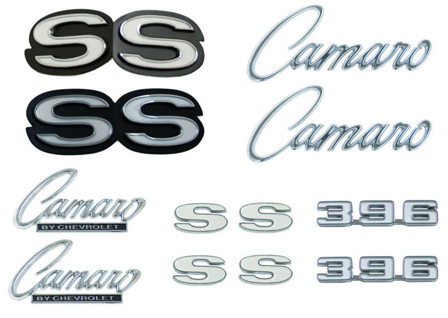 Emblem Kit, 1969 Camaro SS Or Ss/Rs 396