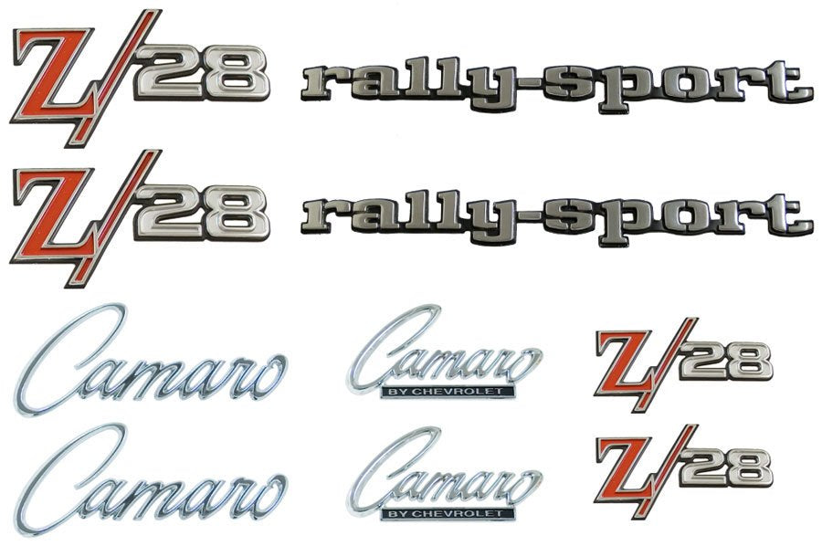 Emblem Kit, 1969 Camaro RS Z28