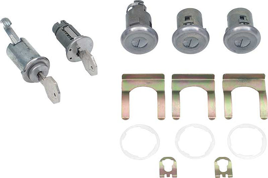 Lock Set, 1965 Nova Ignition, Door, Glove & Trunk