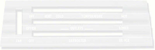 Lens, 1968 Camaro Heater Control AC