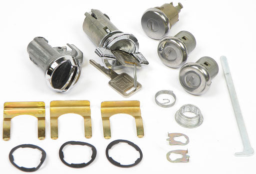 Lock Set, 1969 Camaro Ignition, Door, Glove & Trunk