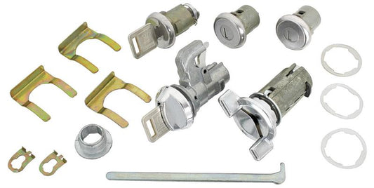 Lock Set, 1970-1972 Chevelle Ignition, Door, Truck & Glove