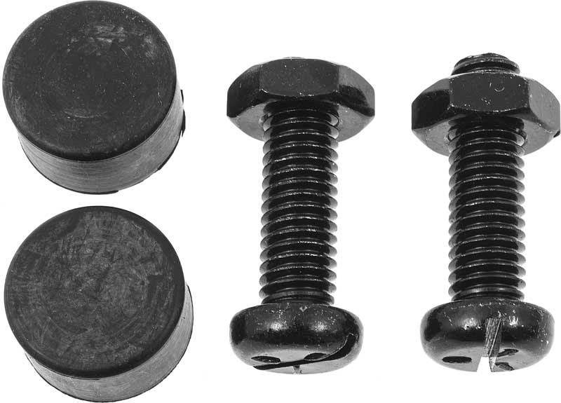Bolts, 1970-1981 Camaro, Firebird Rear Hood Adjustment With Rubber Bumpers