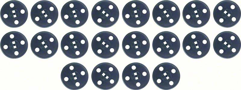 Clips, 1967-1969 Camaro Original Style Hood Insulations Set