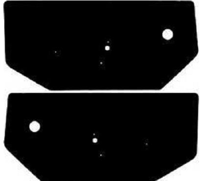 Watershields, 1968-1969 Camaro Convertible - Front