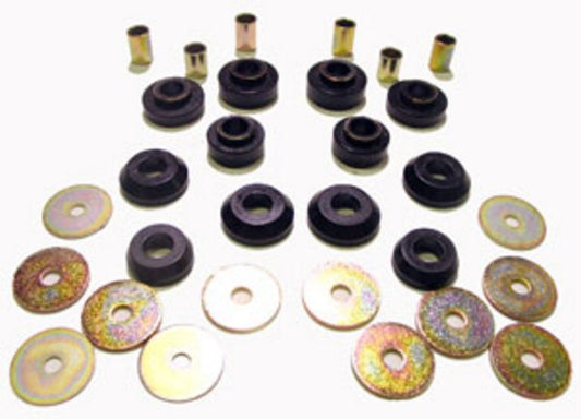 Bushing, 1967-1969 Camaro Convertible Polyurethane Body Mount With Hardware And Sleeves