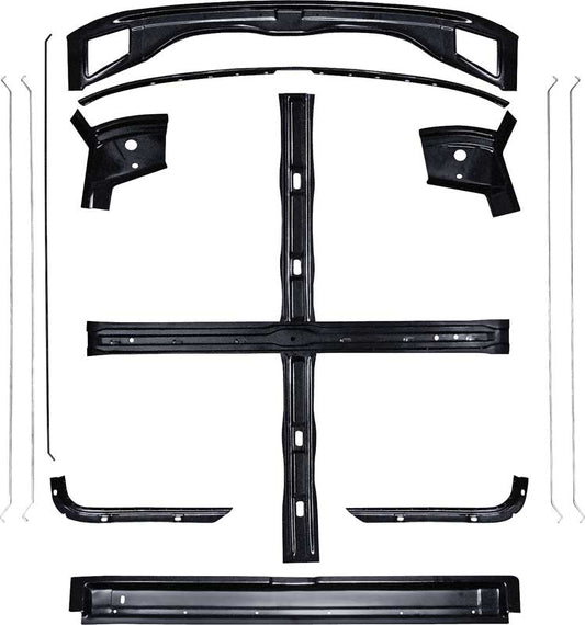 Brace Kit, 1967-1968 Camaro Roof Panel