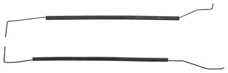 Tension Rods, 1967-1969 Camaro, Firebird Trunk With Rear Spoiler - Pair