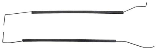 Tension Rods, 1967-1969 Camaro, Firebird Trunk With Rear Spoiler - Pair