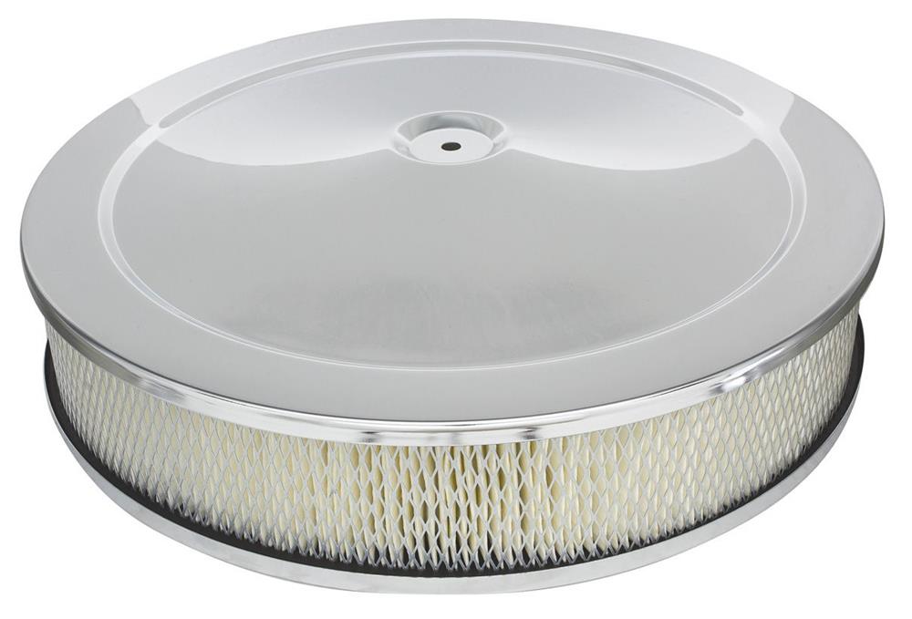 Air Cleaner, 1970-1972 Chevelle El Camino Chrome Top - Aftermarket
