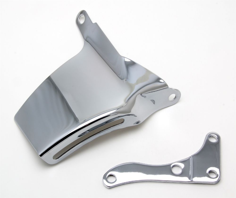 Bracket, Small Block Long Water Pump Alternator Upper&Lower - Chrome