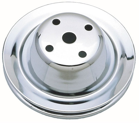 Pulley, Small Block Long Water Pump Fan 1 Groove - Chrome