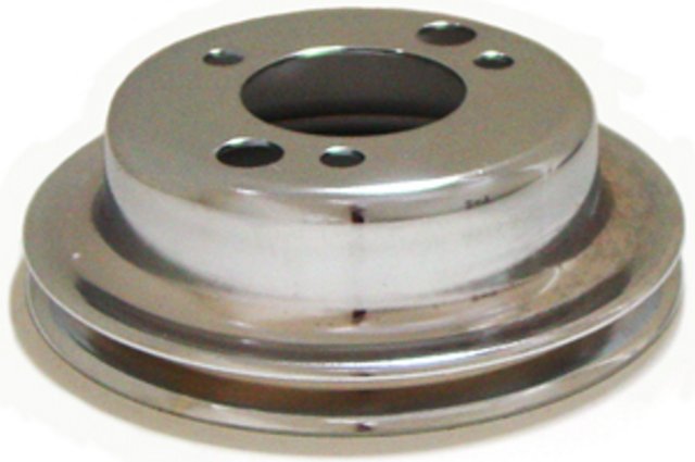 Pulley, V8 Short Water Pump Crank-Chrome