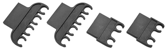 Retainer, Black Plastic Spark Plug Wire Big Block - 4 Piece