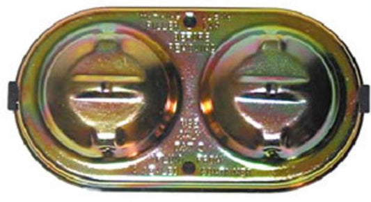 Lid, 1967-1969 Power Disc Brake Zinc Plated Master Cylinder Lid