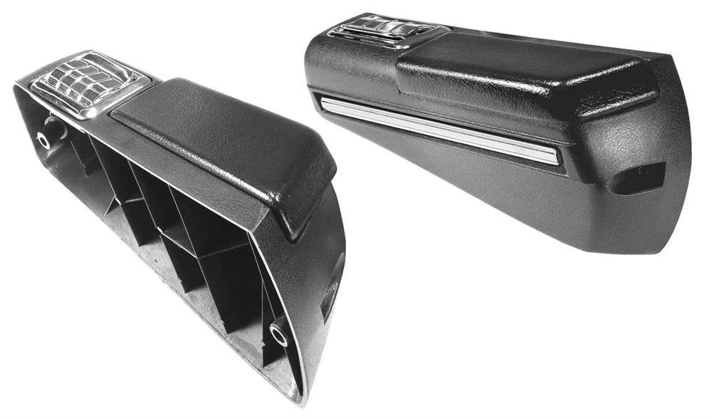 1968-1969 Chevelle Nova Rear Arm Rest Base, Pad & Ash Tray With Chrome On Base - PR