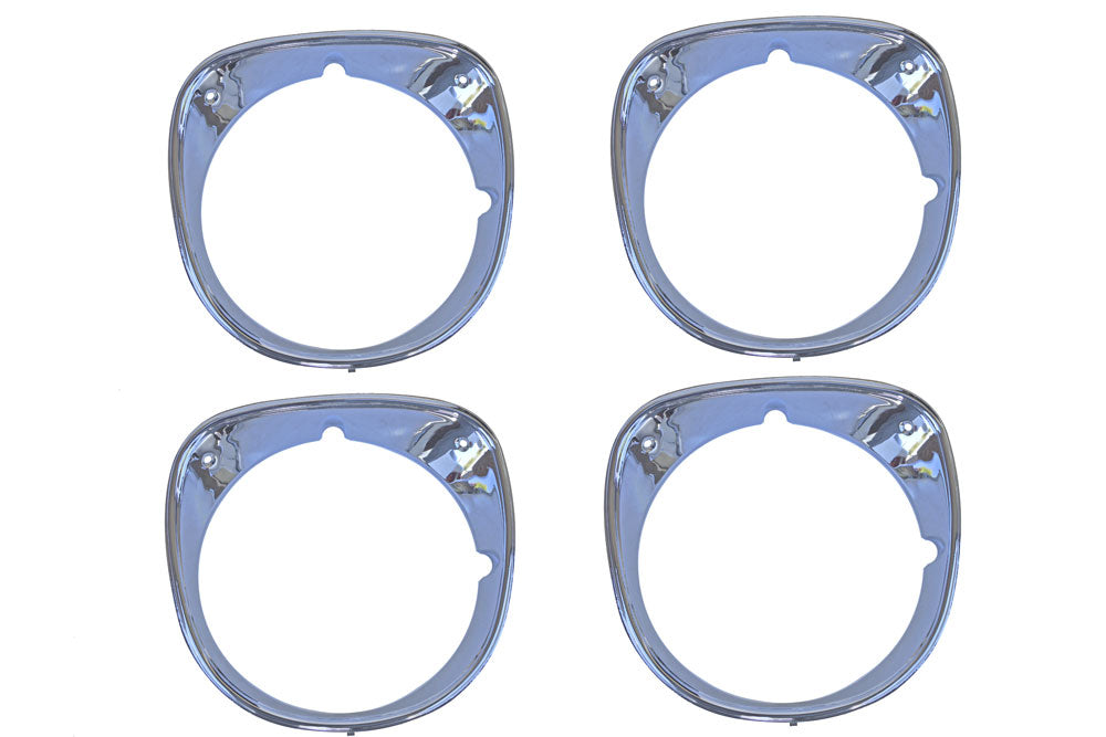 Bezel, 1970 Chevelle El Camino Headlamp Set - 4 Pcs