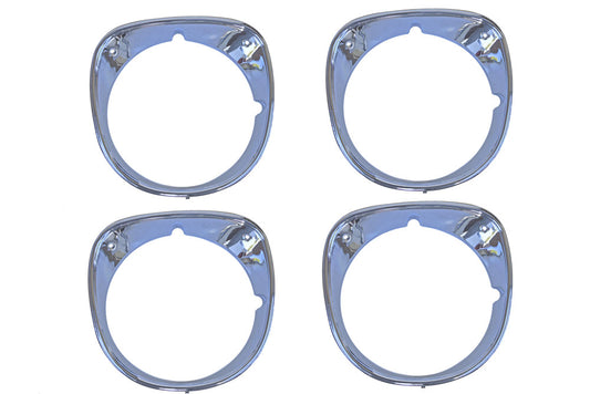 Bezel, 1970 Chevelle El Camino Headlamp Set - 4 Pcs