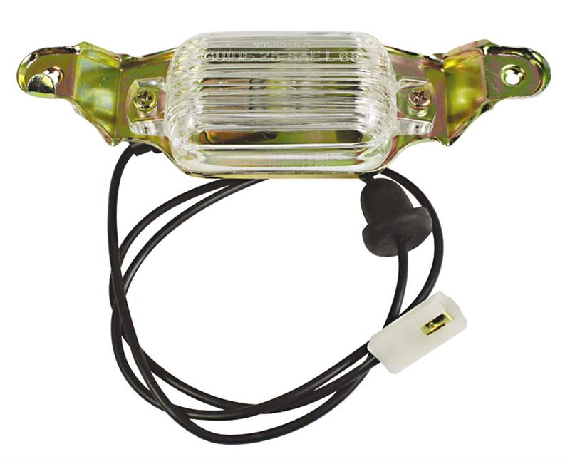 Lamp, 1966-1972 Chevelle El Camino Rear License