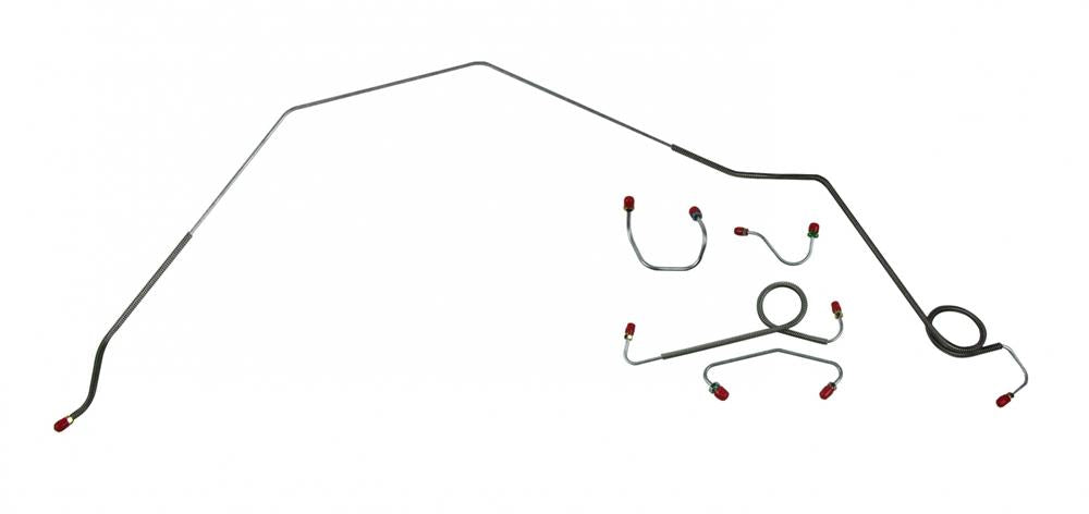 Brake Line, 1969 Camaro Front Disc - Stainless Steel (5Pc)