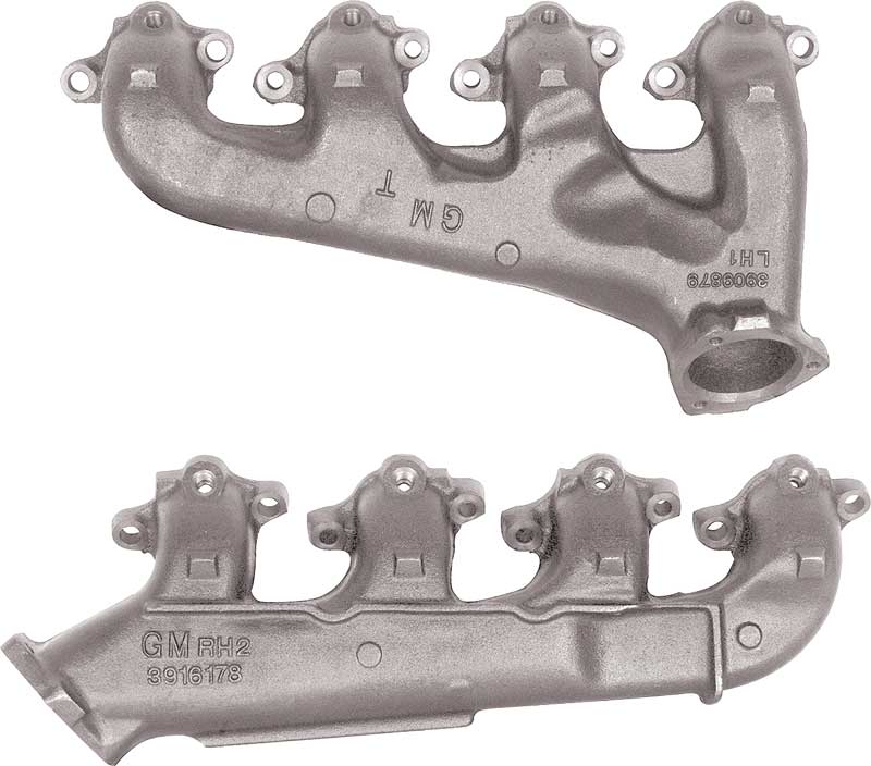 Manifold, 1967-1972 Camaro Big Block Exhaust With Smog (Pr)