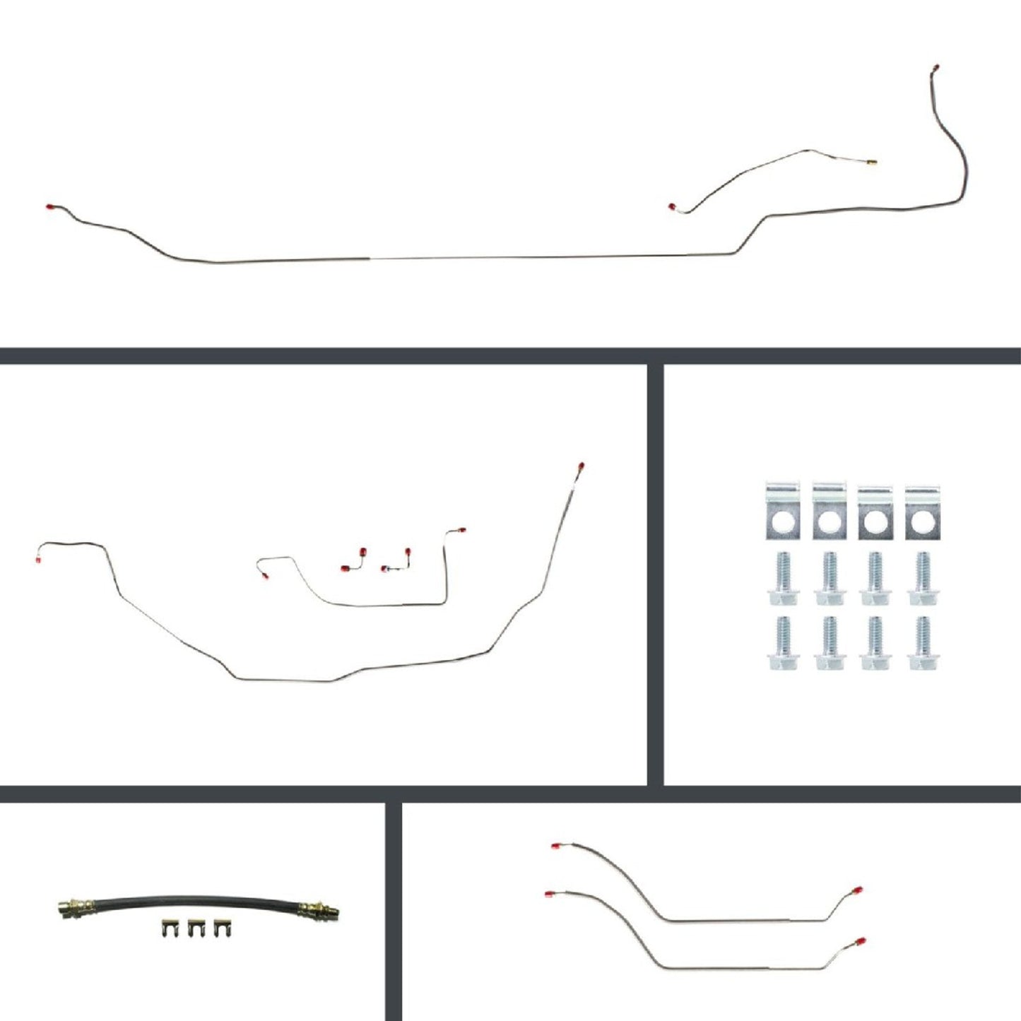 Disc Brake Conversion Line Kit 1968 Chevelle Convertible/ El Camino - Disc/Disc