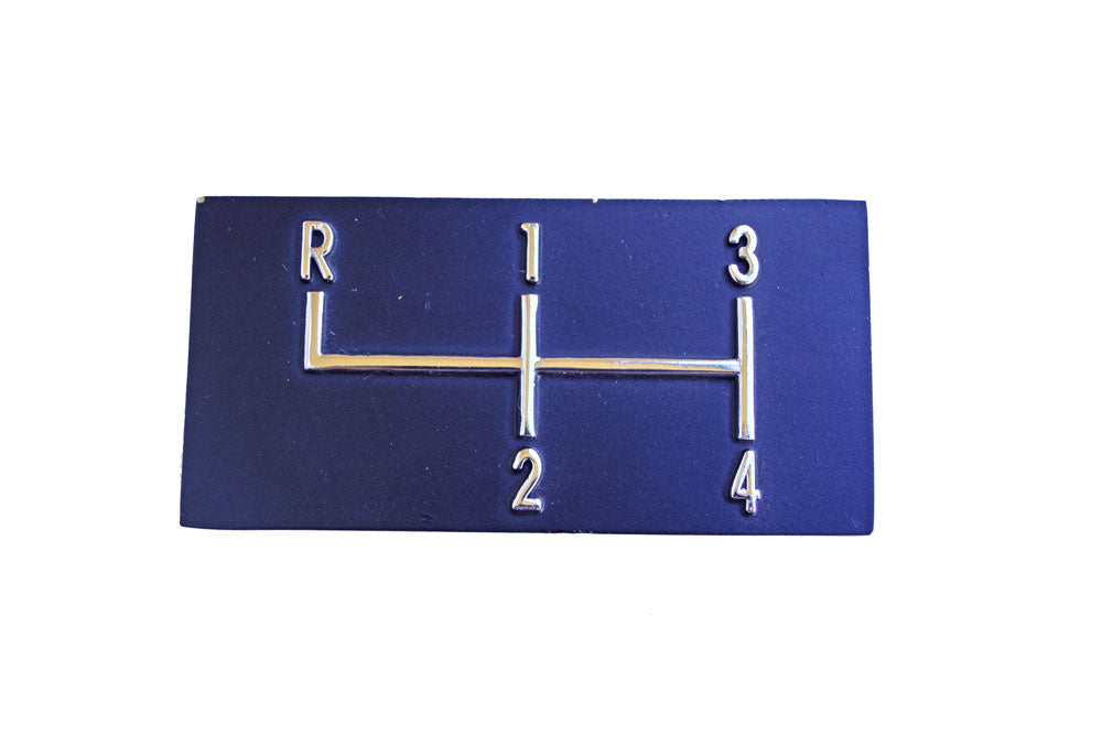 Emblem, 1968-1972 Chevelle El Camino, 1970-1972 Monte Carlo 4 Speed Shift Plate