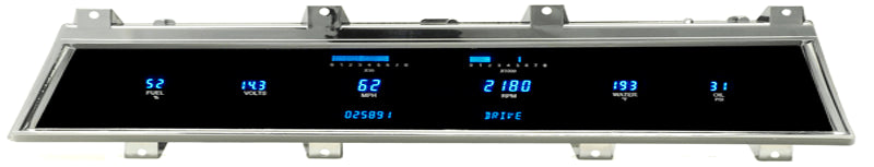 Dakota Digital Gauges, 1966-1967 Chevelle El Camino VFD