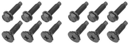 Screws, 1964-1967 ChevelleEl Camino Lower Door Hinge - Kit
