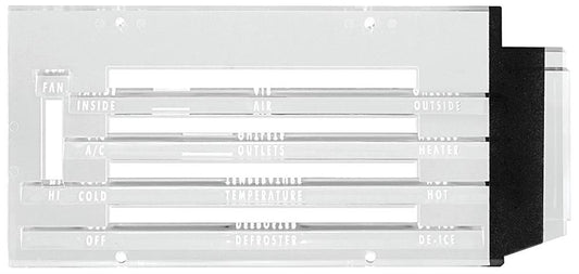 Lens, 1966-1967 Chevelle El Camino Heater Control Lens With Air Conditioning