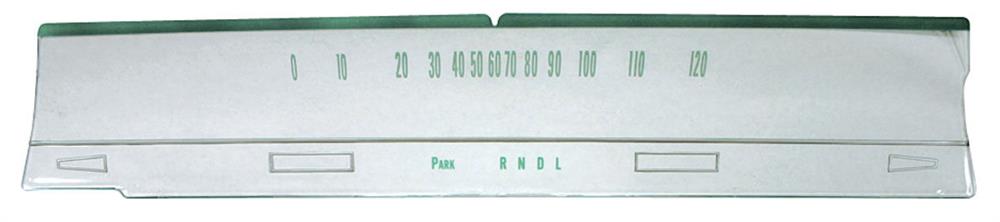 Lens, 1966-1967 Chevelle El Camino Speedometer With Column Shift Powerglide