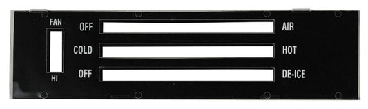 Lens, 1971-1972 Chevelle El Camino Heater Control Without AC