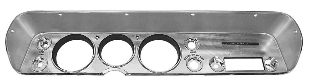 Bezel, 1964 Chevelle El Camino Dash - Without Air Conditioning