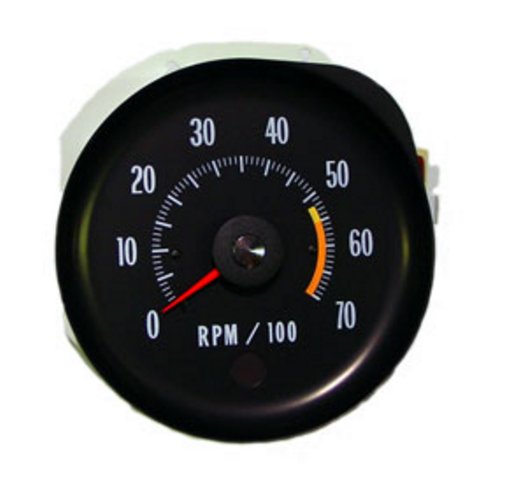 Tachometer, 1971-1972 Chevelle El Camino 5500 Redline