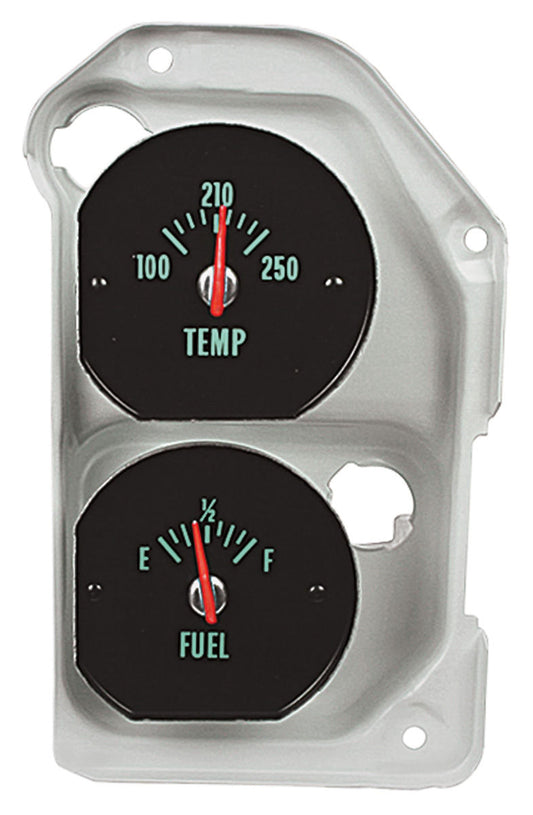 Gauge, 1970 Chevelle El Camino SS Temperature & Fuel With Backing