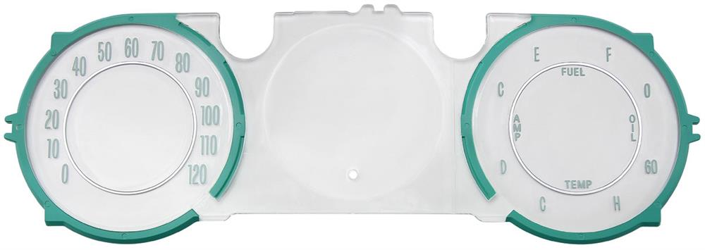 Lens, 1964-1965 Chevelle El Camino Dash - With Gauges