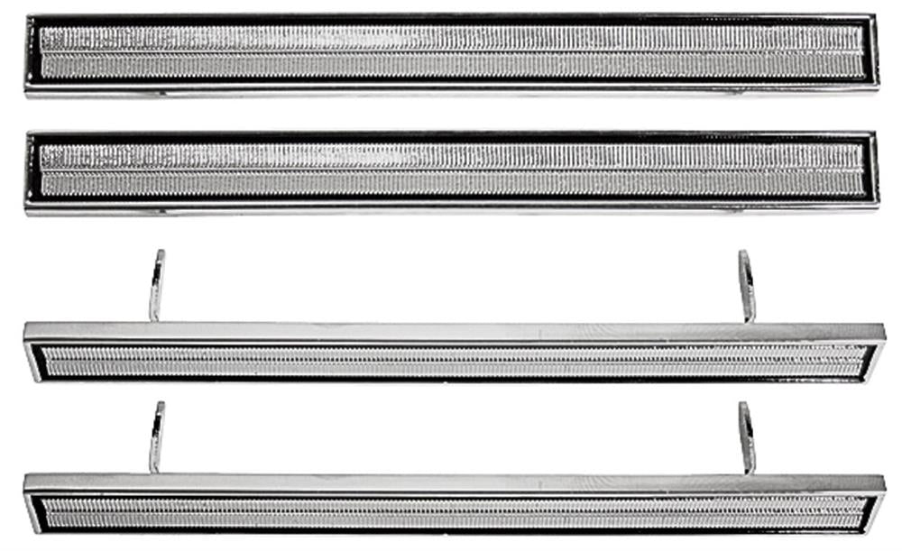 Emblem, 1966 Chevelle Front & Rear Door Panel Set - 4 Pcs