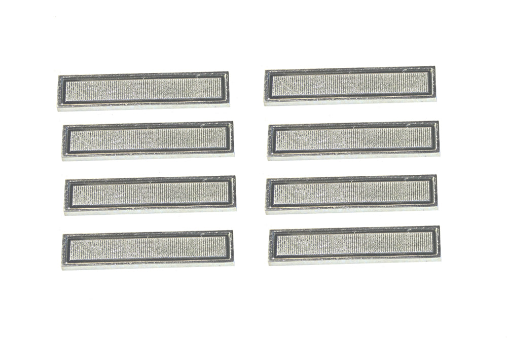 Emblem, 1967 Chevelle El Camino Front Door Panel - 8 Pc