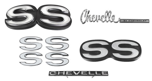 Emblem Kit, 1972 Chevelle SS