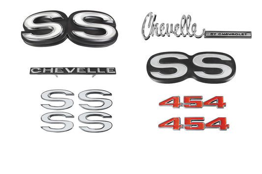 Emblem Kit, 1972 Chevelle SS 454
